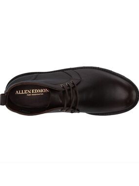 ALLEN Edmonds black Leather Men's Alpine Chukka Boot ankle shoes